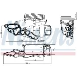 Uljni hladnjak, ulje za motor NISSENS NIS 90933 IC-E5BC87