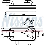 Uljni hladnjak, ulje za motor NISSENS NIS 90951 IC-F4D56B