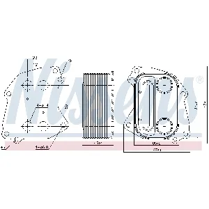 Uljni hladnjak, ulje za motor NISSENS NIS 90963 IC-E5BC8B