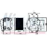 Uljni hladnjak, ulje za motor NISSENS NIS 90974 IC-E29D3C