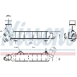 Uljni hladnjak, ulje za motor NISSENS NIS 90976 IC-E5BC8C