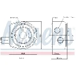 Uljni hladnjak, ulje za motor NISSENS NIS 90986 IC-E5BC8E