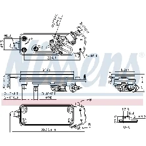 Uljni hladnjak, ulje za motor NISSENS NIS 90988 IC-G0T0NT