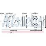 Uljni hladnjak, ulje za motor NISSENS NIS 90990 IC-E29D3E