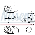 Uljni hladnjak, ulje za motor NISSENS NIS 91111 IC-F4F658