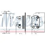 Uljni hladnjak, ulje za motor NISSENS NIS 91115 IC-E73CF8