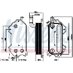 Uljni hladnjak, ulje za motor NISSENS NIS 91117 IC-E60EBA
