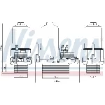 Uljni hladnjak, ulje za motor NISSENS NIS 91120 IC-F4D56F