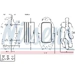 Uljni hladnjak, ulje za motor NISSENS NIS 91121 IC-EBB289
