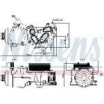 Uljni hladnjak, ulje za motor NISSENS NIS 91124 IC-E73CFB