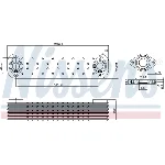 Uljni hladnjak, ulje za motor NISSENS NIS 91134 IC-F799F1