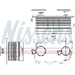 Uljni hladnjak, ulje za motor NISSENS NIS 91137 IC-F79989