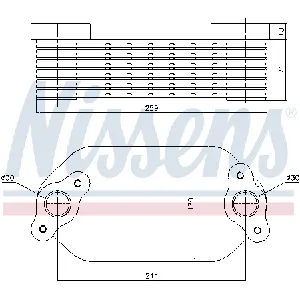 Uljni hladnjak, ulje za motor NISSENS NIS 91138 IC-G0KXZZ