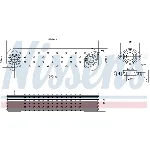 Uljni hladnjak, ulje za motor NISSENS NIS 91168 IC-F799EE