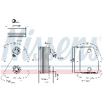 Uljni hladnjak, ulje za motor NISSENS NIS 91179 IC-F7A3B2