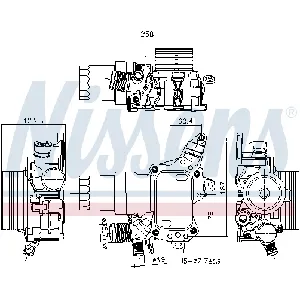 Uljni hladnjak, ulje za motor NISSENS NIS 91194 IC-G0Q9K9