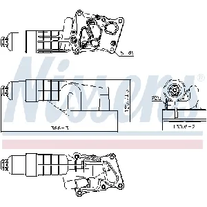 Uljni hladnjak, ulje za motor NISSENS NIS 91197 IC-G0JVLL
