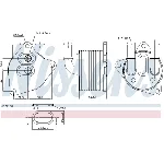 Uljni hladnjak, ulje za motor NISSENS NIS 91223 IC-G0R6GU