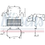Uljni hladnjak, ulje za motor NISSENS NIS 91225 IC-G0PHBO