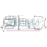 Uljni hladnjak, ulje za motor NISSENS NIS 91231 IC-G0R6GW