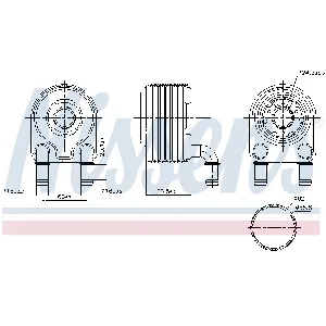 Uljni hladnjak, ulje za motor NISSENS NIS 91249 IC-G0R6H0