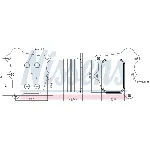 Uljni hladnjak, ulje za motor NISSENS NIS 91250 IC-G0R6H1