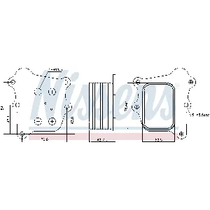 Uljni hladnjak, ulje za motor NISSENS NIS 91250 IC-G0R6H1