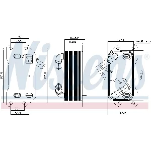 Uljni hladnjak, ulje za motor NISSENS NIS 91254 IC-G0R6H3