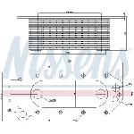 Uljni hladnjak, ulje za motor NISSENS NIS 91257 IC-G0R6H5