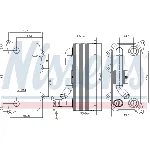 Uljni hladnjak, ulje za motor NISSENS NIS 91273 IC-G0R6H9