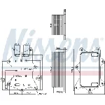 Uljni hladnjak, ulje za motor NISSENS NIS 91275 IC-G0T0NU