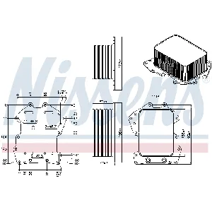 Uljni hladnjak, ulje za motor NISSENS NIS 91279 IC-G0U6KT