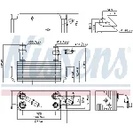 Uljni hladnjak, ulje za motor NISSENS NIS 91280 IC-G0U6KU