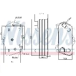 Uljni hladnjak, ulje za motor NISSENS NIS 91281 IC-G0QQ33