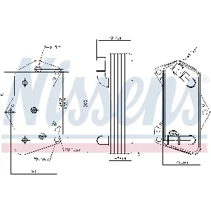 Uljni hladnjak, ulje za motor NISSENS NIS 91281 IC-G0QQ33