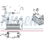 Uljni hladnjak, ulje za motor NISSENS NIS 91283 IC-G0U6KV