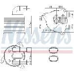 Uljni hladnjak, ulje za motor NISSENS NIS 91286 IC-G0R6HB