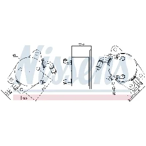 Uljni hladnjak, ulje za motor NISSENS NIS 91291 IC-G0QQ35