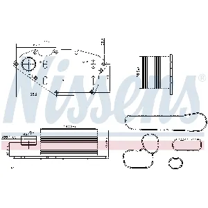 Uljni hladnjak, ulje za motor NISSENS NIS 91303 IC-G0T0O1
