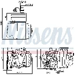 Uljni hladnjak, ulje za motor NISSENS NIS 91323 IC-G0U6L1
