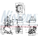 Uljni hladnjak, ulje za motor NISSENS NIS 91326 IC-G0U6L2
