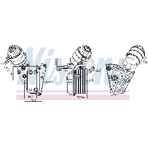 Uljni hladnjak, ulje za motor NISSENS NIS 91347 IC-G0WBHA