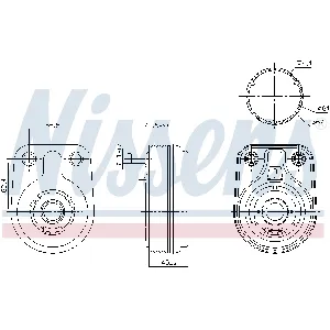 Uljni hladnjak, ulje za motor NISSENS NIS 91372 IC-G0WBHD