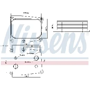 Uljni hladnjak, ulje za motor NISSENS NIS 91377 IC-G0WC78
