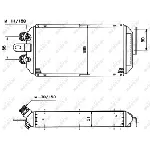 Uljni hladnjak, ulje za motor NRF NRF 31056 IC-C3CA14