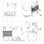 Uljni hladnjak, ulje za motor NRF NRF 31193 IC-D09BB4