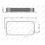 Uljni hladnjak, ulje za motor NRF NRF 31203 IC-D83778
