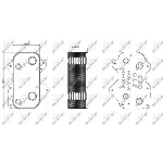 Uljni hladnjak, ulje za motor NRF NRF 31259 IC-DF12C8