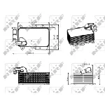 Uljni hladnjak, ulje za motor NRF NRF 31272 IC-DEDCAF