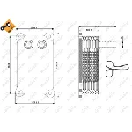 Uljni hladnjak, ulje za motor NRF NRF 31294 IC-DEDDB0